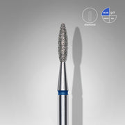 STALEKS Diamond Nail Drill Bit Flame Blue EXPERT | Head Ø 2.1 mm / Working Part 8 mm