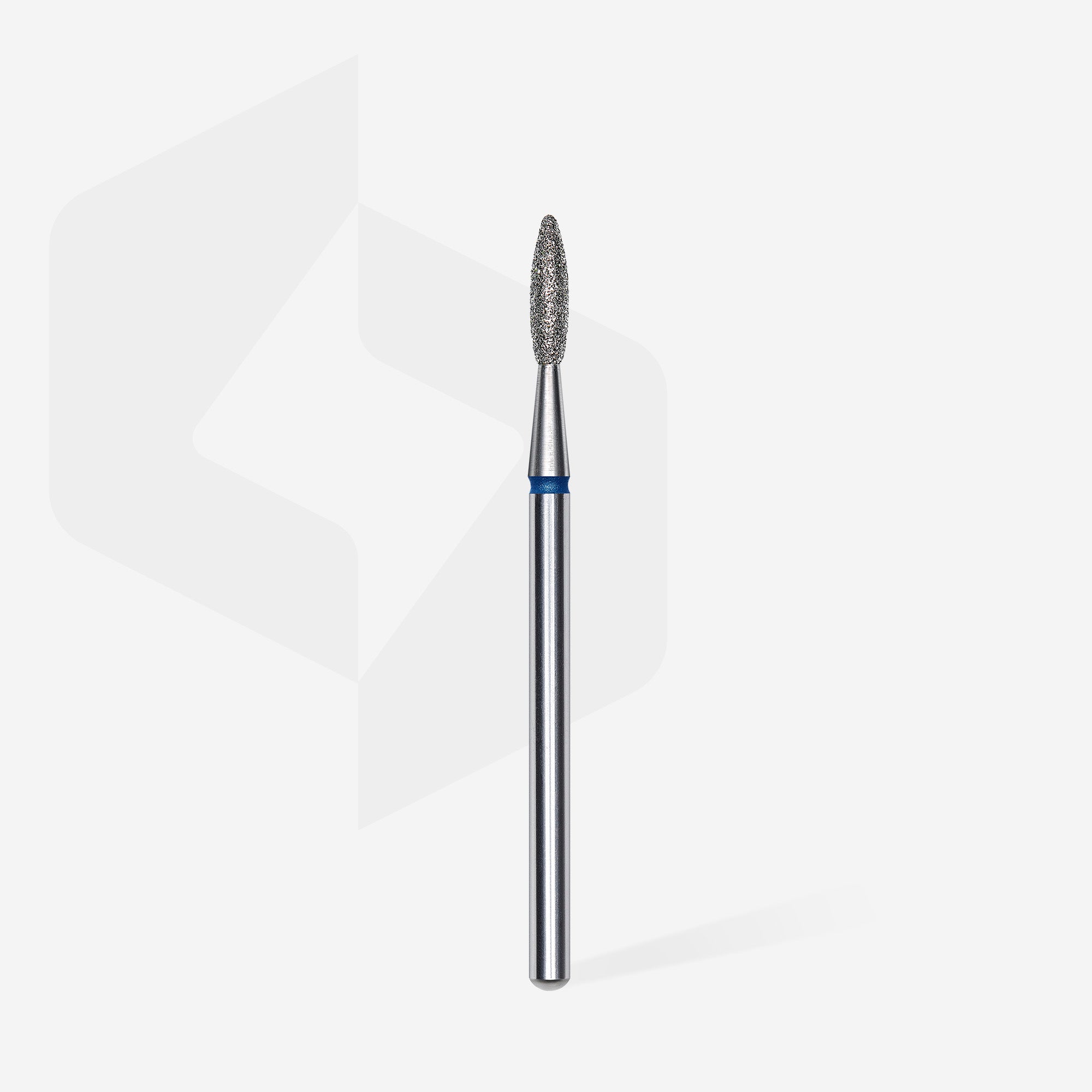 STALEKS Diamond Nail Drill Bit Flame Blue EXPERT | Head Ø 2.1 mm / Working Part 8 mm