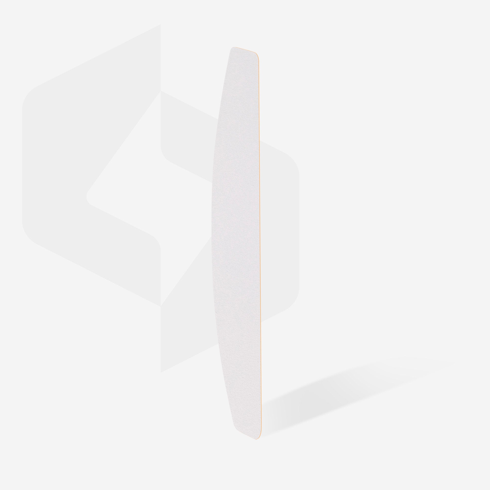 STALEKS Disposable White Files for Crescent Nail File EXPERT 42 (50 pcs)