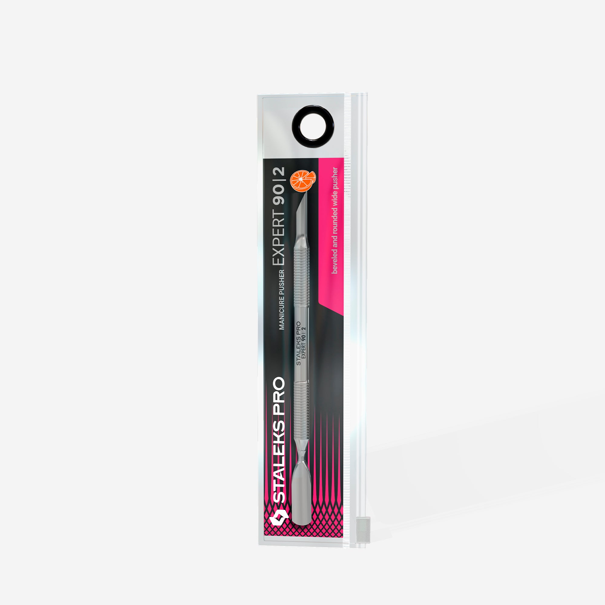 STALEKS Manicure Pusher EXPERT 90 TYPE 2 (Beveled and Rounded Wide Pusher)